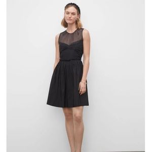 Club Monaco Black Fit & Flare Dress